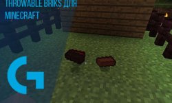 Throwable briks — метательные кирпичи для Minecraft